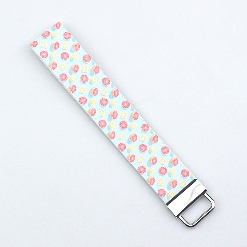 1 Piece Fashion Ice Cream Lips Butterfly Pu Leather Keychain