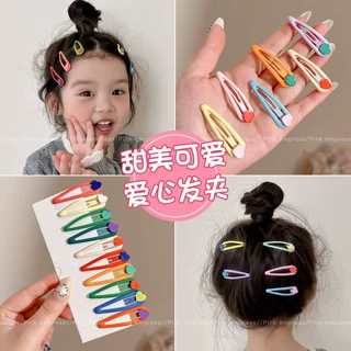 儿童爱心发夹女2026新款女童侧边刘海夹宝宝碎发bb夹发卡边夹头饰