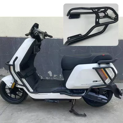 and Rear Guard Bars, Motorcycle bumper - 2025-mavericks-nxt-front-bumper-rear-bumper-rear-shelf-4-anti-collision-blocks-included