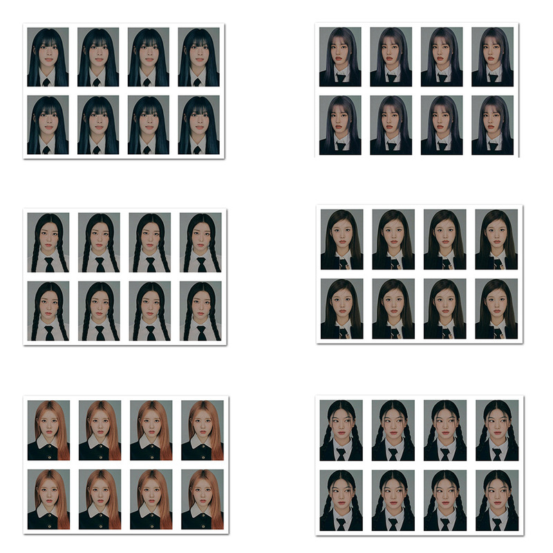 STAYC Peripheral ID Photo One-inch Photo Zhang Lien Yin Shyin Passport Photo