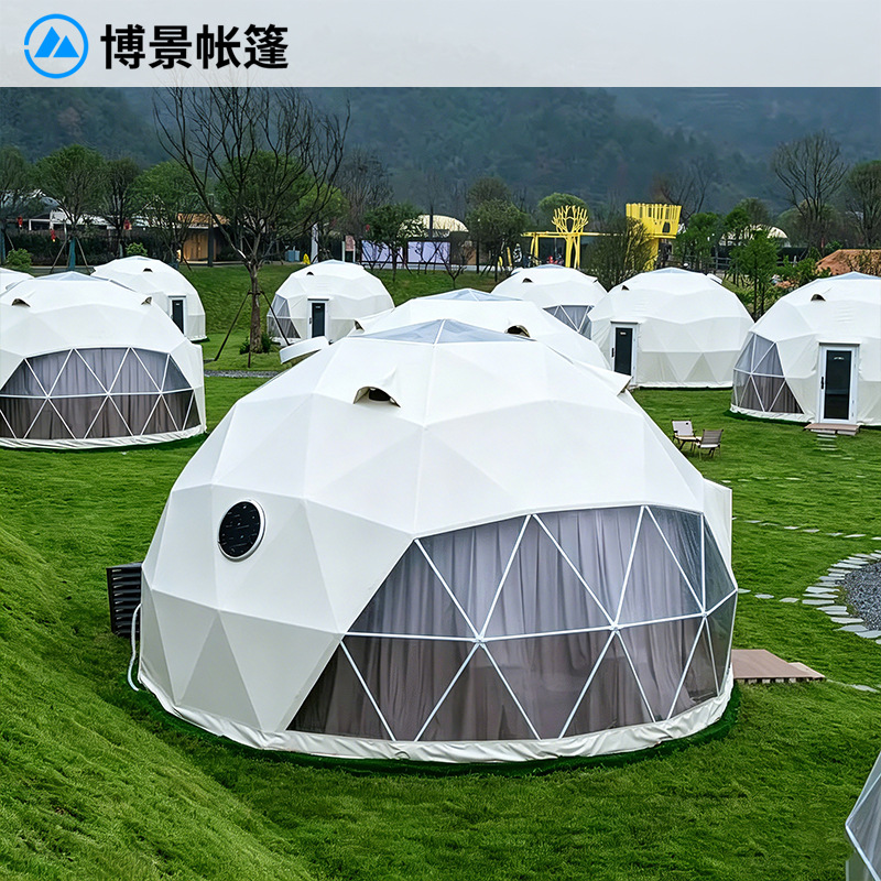 Tienda de campaña de hotel esférico al aire libre, habitación de cielo estrellado, casa de familia, tienda de estrella escénica, fabricante de tiendas de 3 m x 3 m