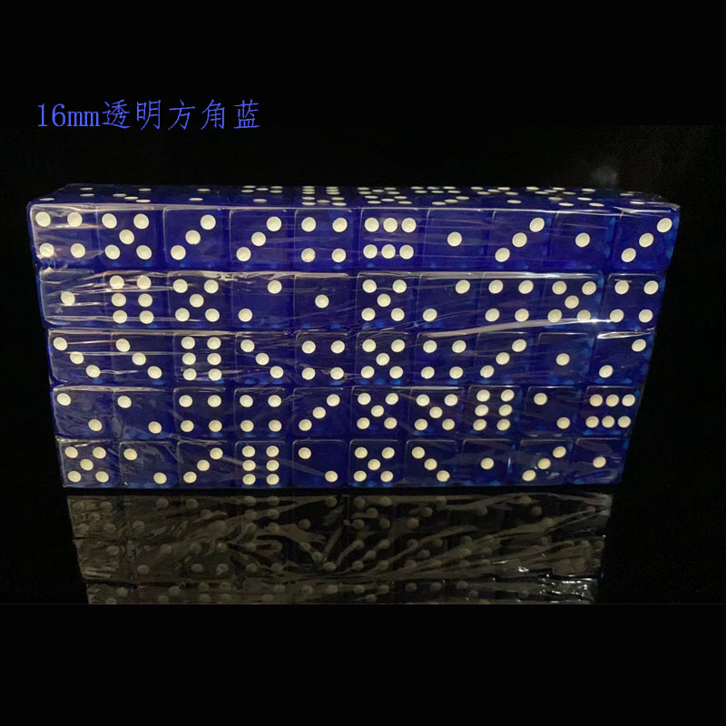 16mm 직각 투명 블루