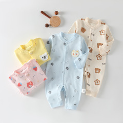 赤ちゃんの連体服春秋a類新生児服純綿乳幼児の赤ちゃんは、安陽の子供服に登ります。