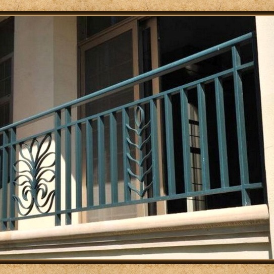 专业设计制造安装简约的铁艺阳台栏杆EBR123佛山工厂直销