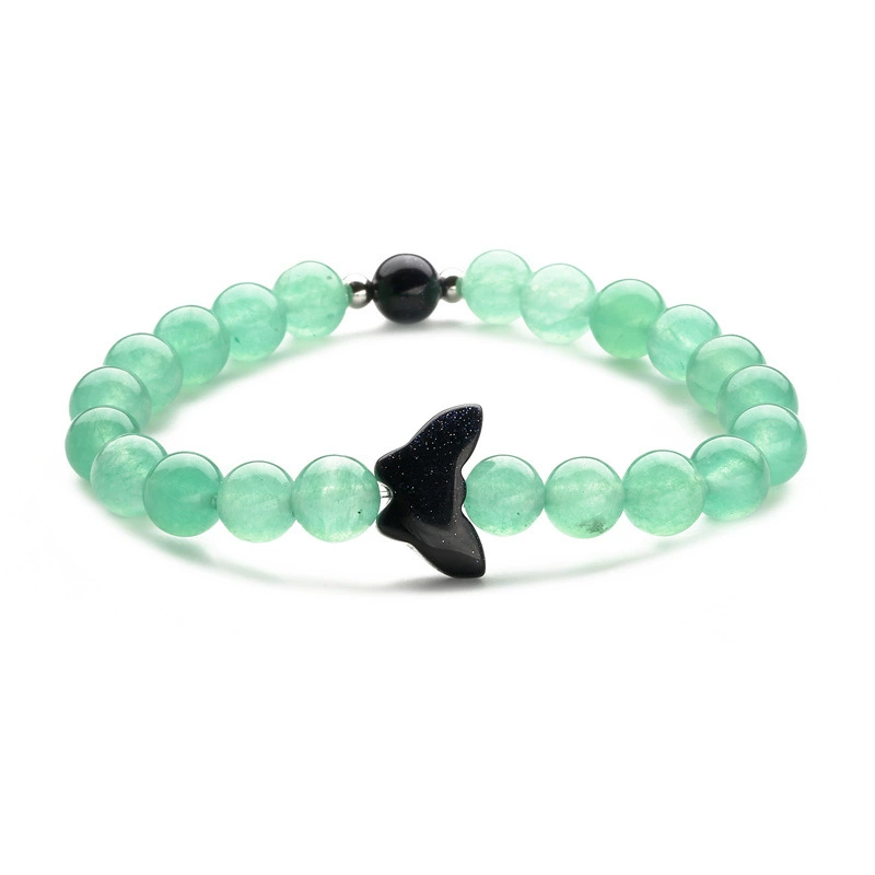 (Cross-border trading), organic agate beaded bracelet jade, bead bracelet for men and women, European style