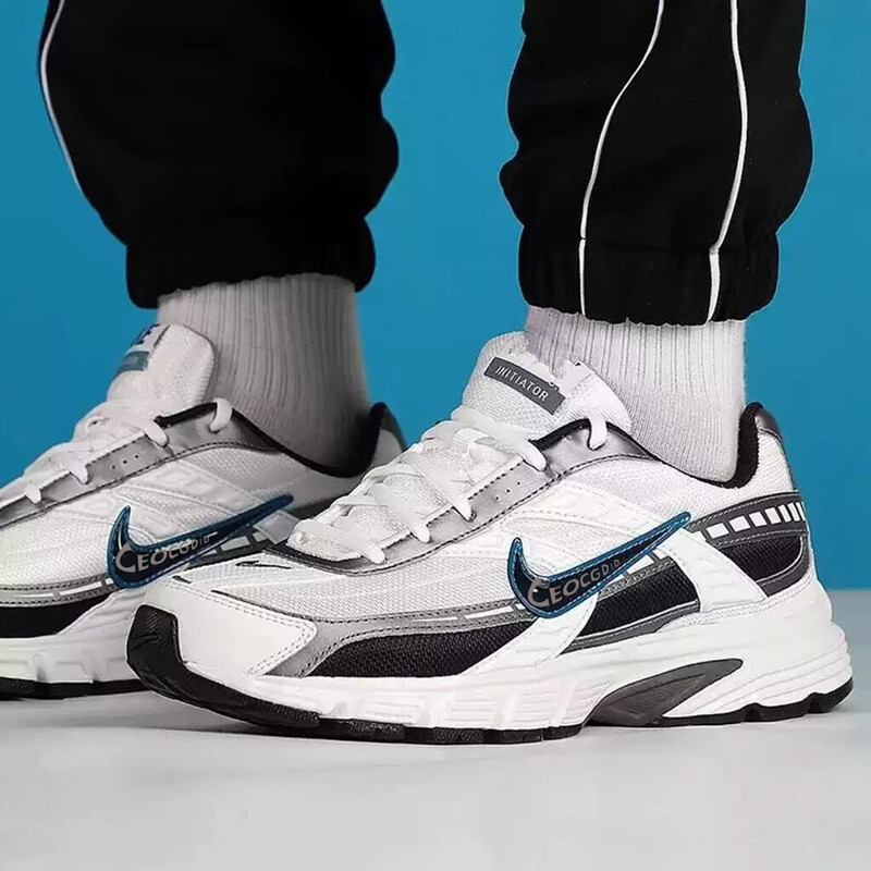 Putian Shoes Naike Official Men's Shoes Initiator White and Blue Dad Shoes Versatile Casual Couple Sports Running Shoes for Women