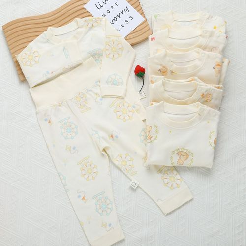 Children's clothing wholesale baby clothes 100% cotton home clothes children baby clothes set spring and autumn items innerwear autumn clothes autumn pants