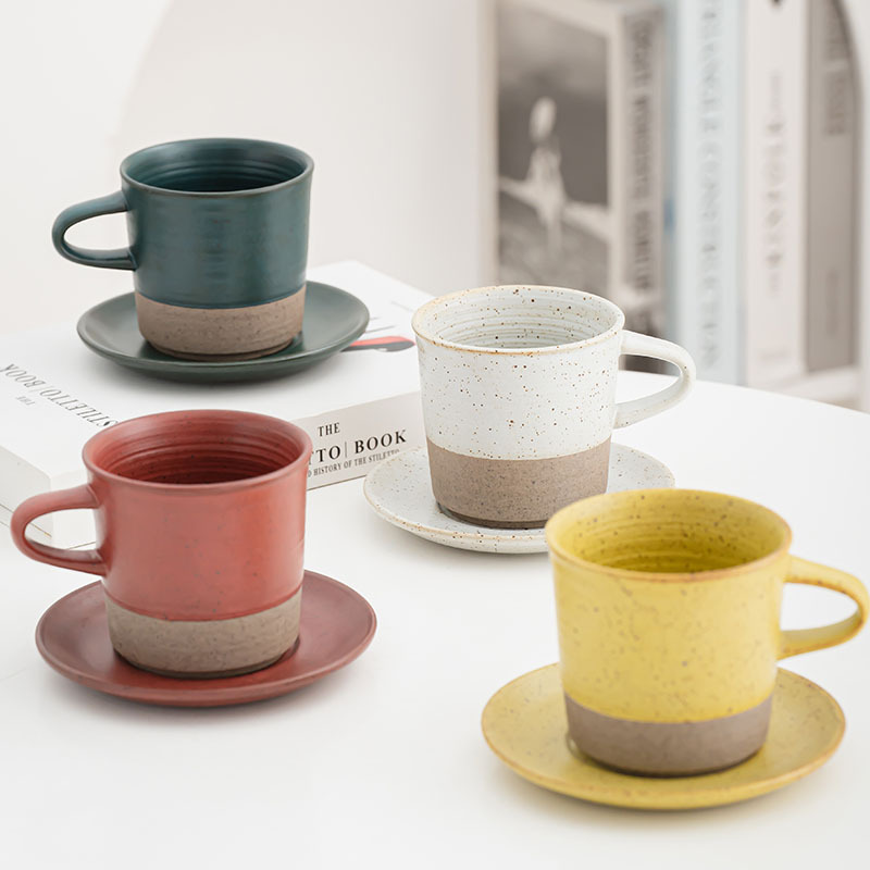 Taza de café de alta calidad, taza de cerámica de alto valor, taza de marca medieval, taza de menú de la tarde, taza de cappuccino personalizada