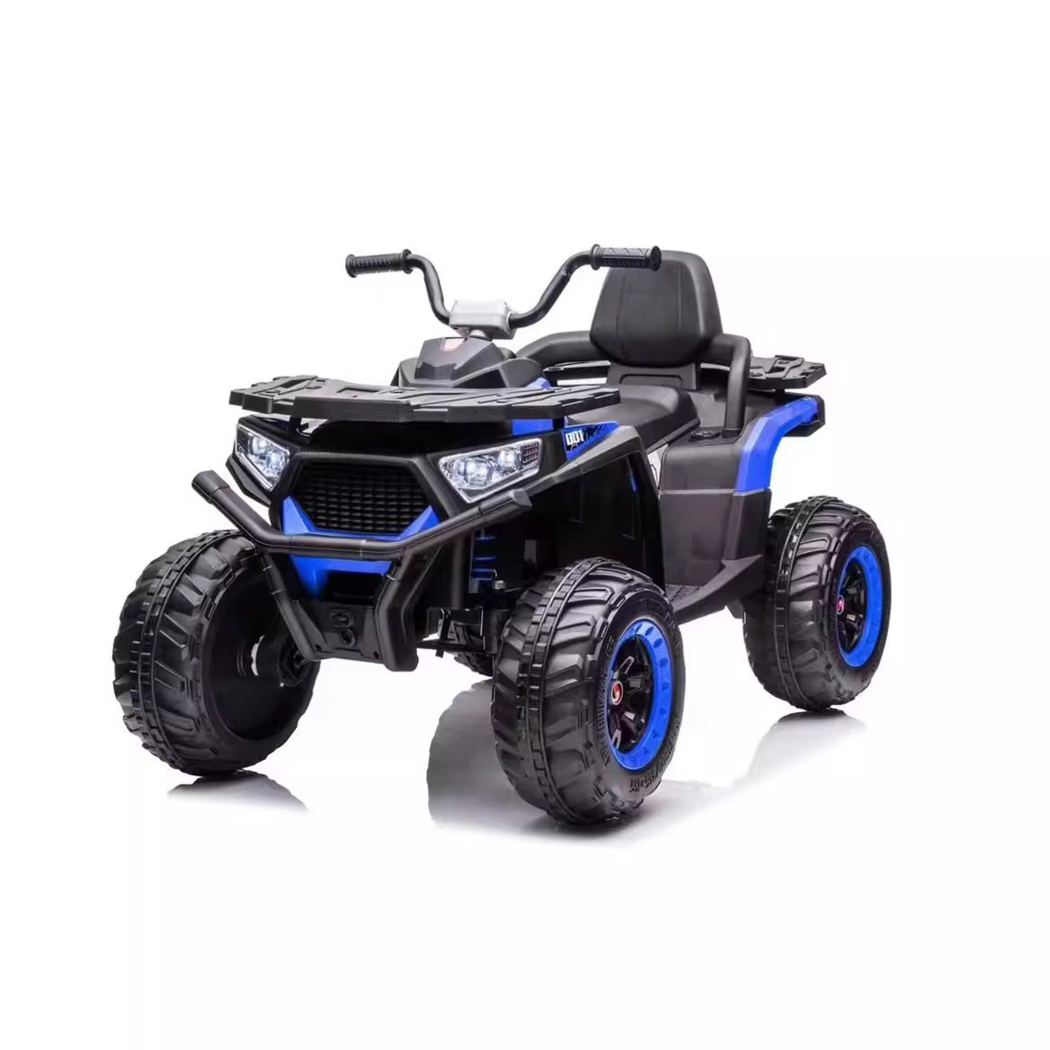 Motocicleta eléctrica de cuatro ruedas todoterreno grande para niños con control remoto para adultos, niños y niñas cargar coche de playa