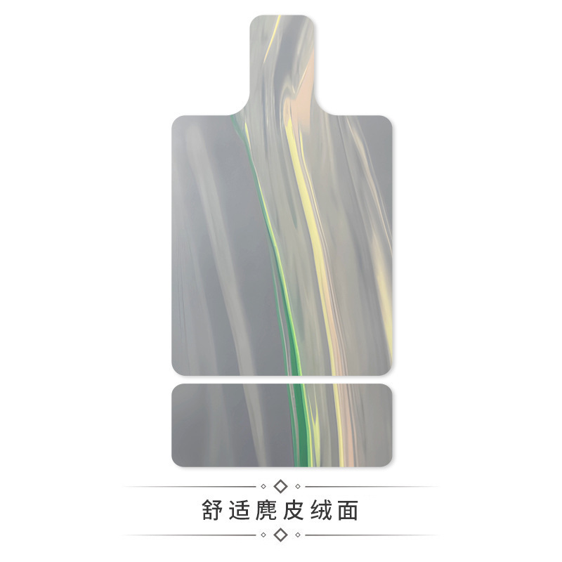 跨境麂皮绒lulu撞色普拉提核心床垫橡胶瑜伽垫吸汗器械印花专用垫|undefined