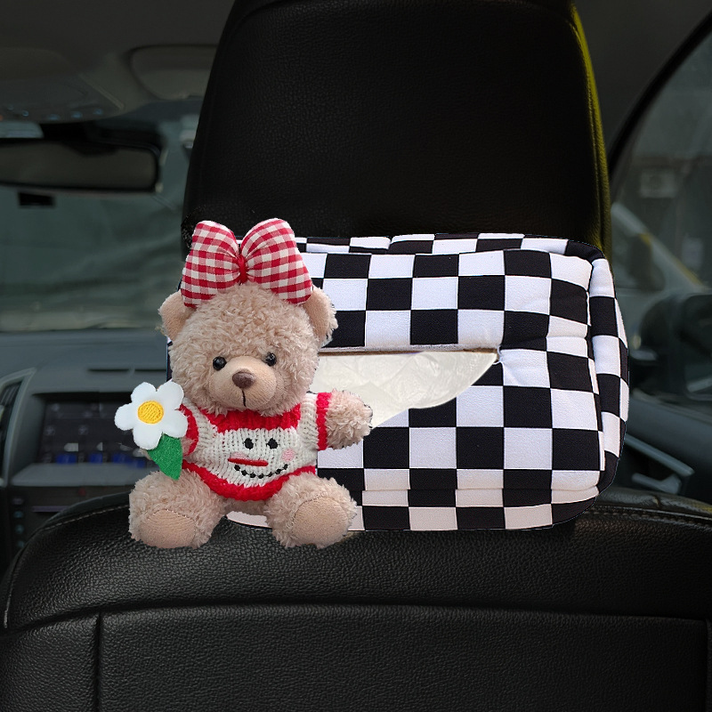 [Productos de punta] Bolsa de papel de dibujo para coche, caja de reposabrazos para mujer, bolsa de papel, caja de dibujo para coche colgante, decoración de caja de dibujo para coche image 29