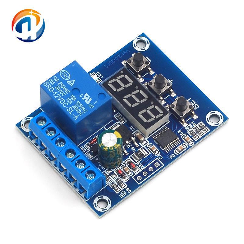 9V/12V/24V电压检测模块继电器电路测量充电放电监测模块过压保护