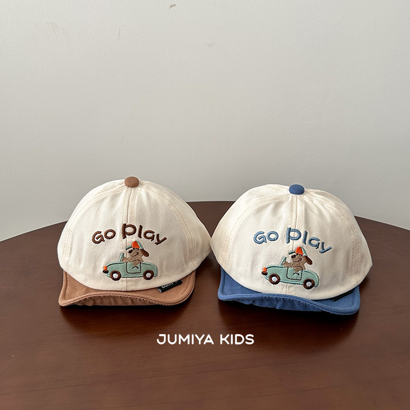 Casual de verano ~ gorra de pato para bebés gorra de sombrero de brida suave para bebés niños bebés gorra de béisbol de primavera y otoño