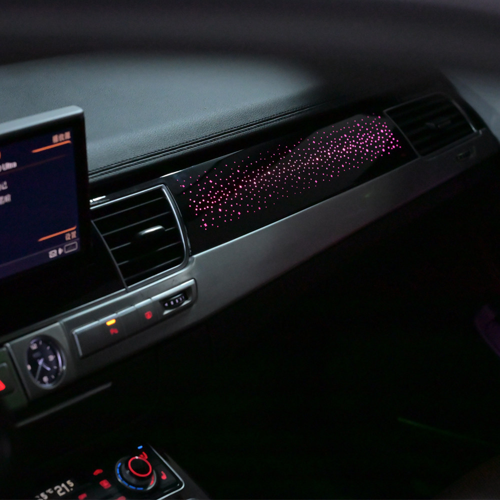 Audi A8/A8L car-specific ambient lighting, Audi ambient lighting, 64-color ambient lighting, car interior ambient lighting