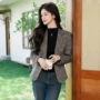 跨境外贸格子秋冬西服