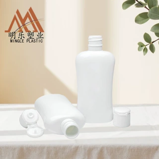 定制120MLPET扁瓶配20牙翻盖塑料空瓶 乳液瓶 化妆水便携分装瓶