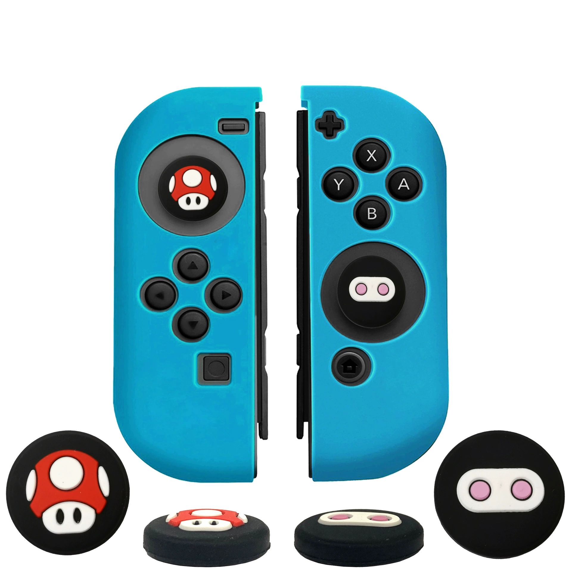 Клипса для джойстика с mushrooms темой NS SWITCH JOYCON, нескользящая крышка
