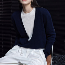 moment假两件毛衣日系慵懒风复古2025网红羊毛针织衫高级感超好看