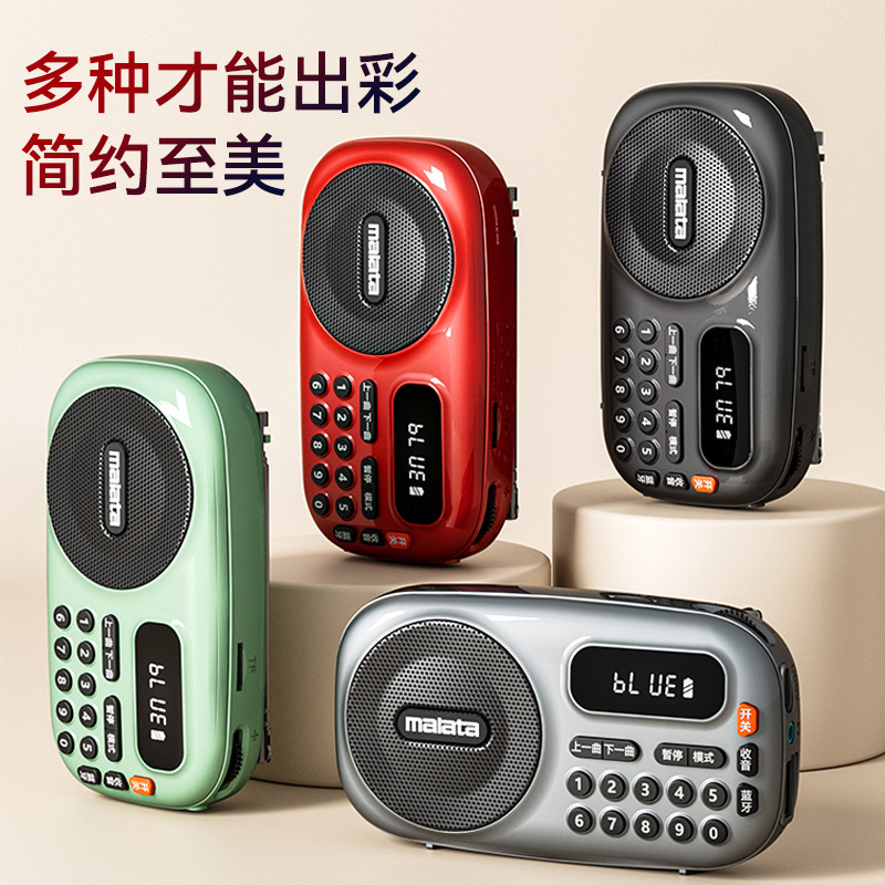 Wan-Li-Da B12 Bluetooth Radio Tf Card USB Digital Music Player Portable Card-Inserting Audio Player