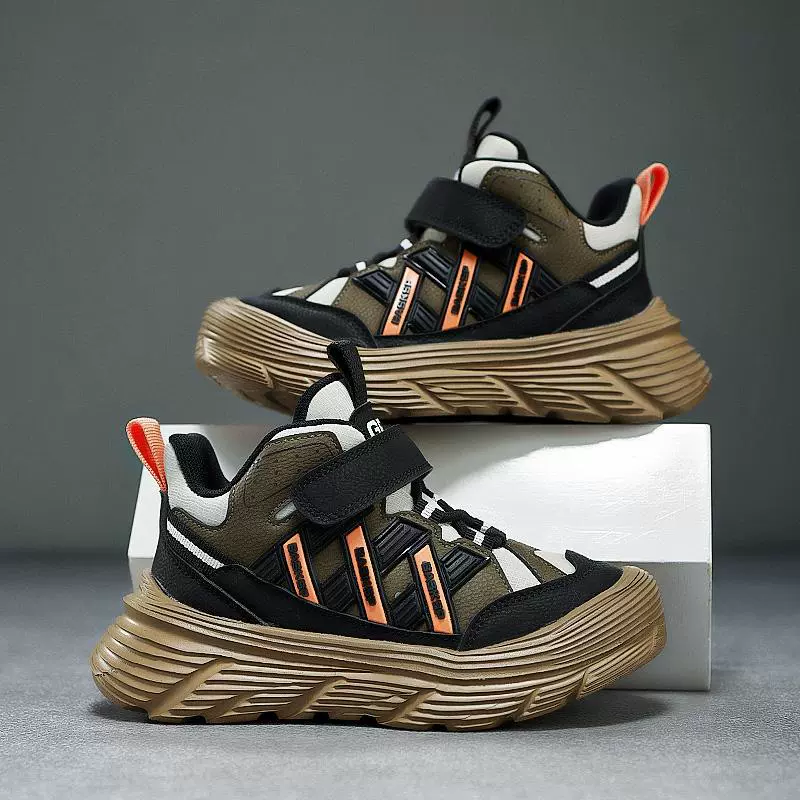 Children's sports shoes for men and women with velcro, trend of season
