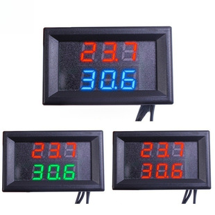 High-Precision Dual-Display Digital Thermometer-Degree-Degree Car Thermometer Metal Probe Model