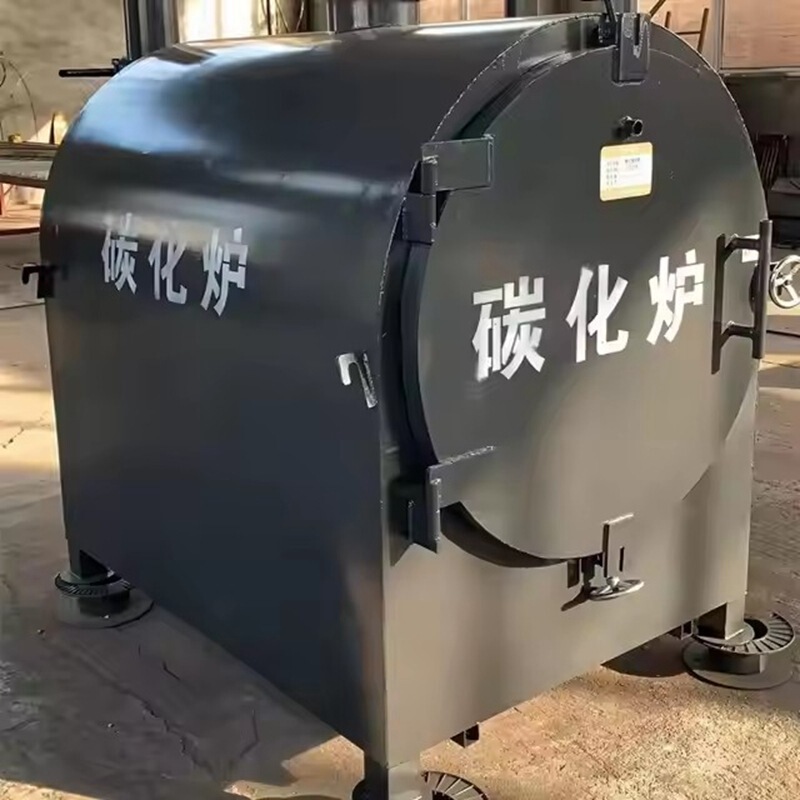 Small Business Project: Multifunctional Horizontal Carbonization Furnace for Waste Wood, Bamboo, and Coconut Shell Carbonization Machine with Simple Operation