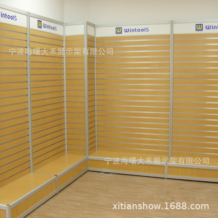 钉墙密度板铝合金槽板工厂直销万用板可拆卸展示架置物架样品展架