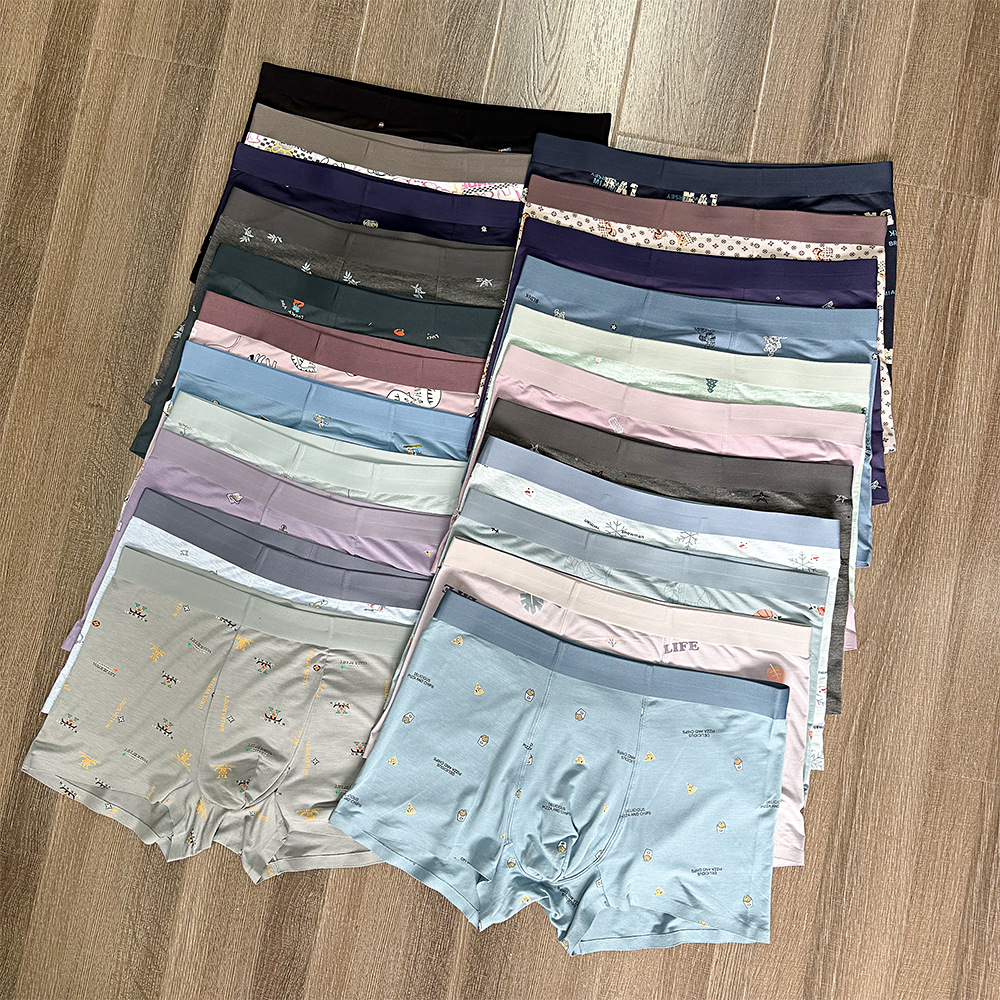 Seamless Modal Men's Underwear, Youth Boxer Briefs, Men's Comfortable Boxer Shorts, Various Styles in Stock Wholesale