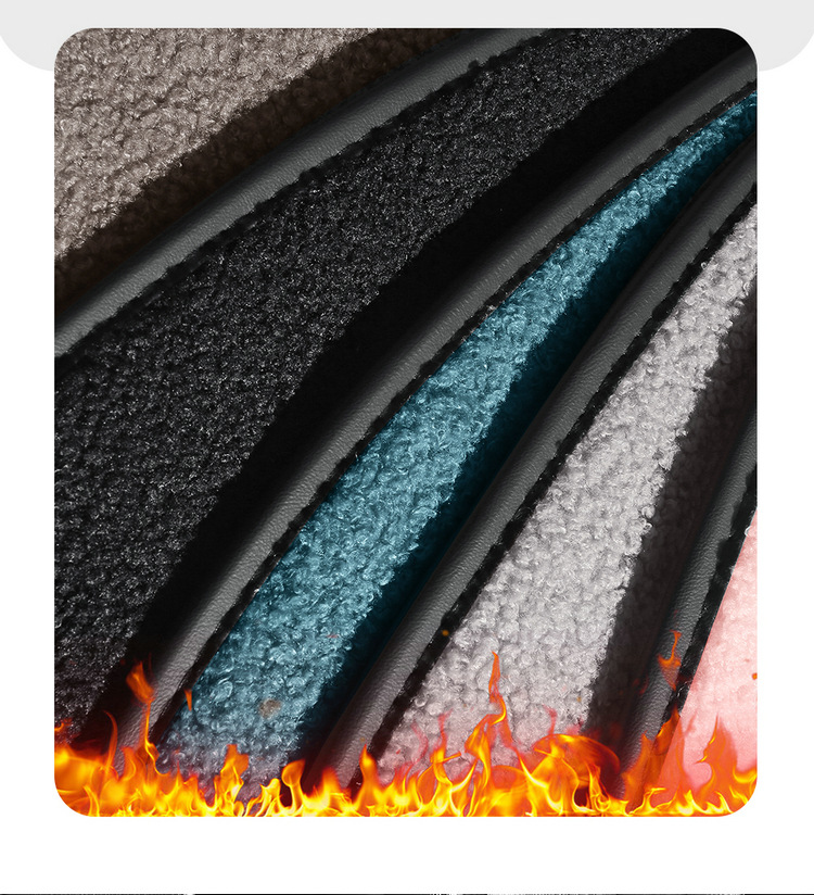 Car Heated Seat Cushion Single Piece Winter Plush Backless Car Seat USB Electric Heating 12V Cigarette Lighter Car Cushion