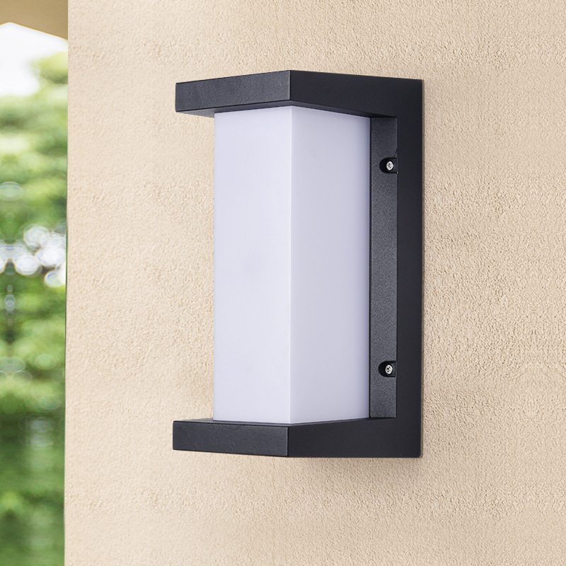 LED lámpara de pared exterior impermeable hotel jardín lámpara de pared patio villa simple lámpara de paisaje balcón moderno para el hogar