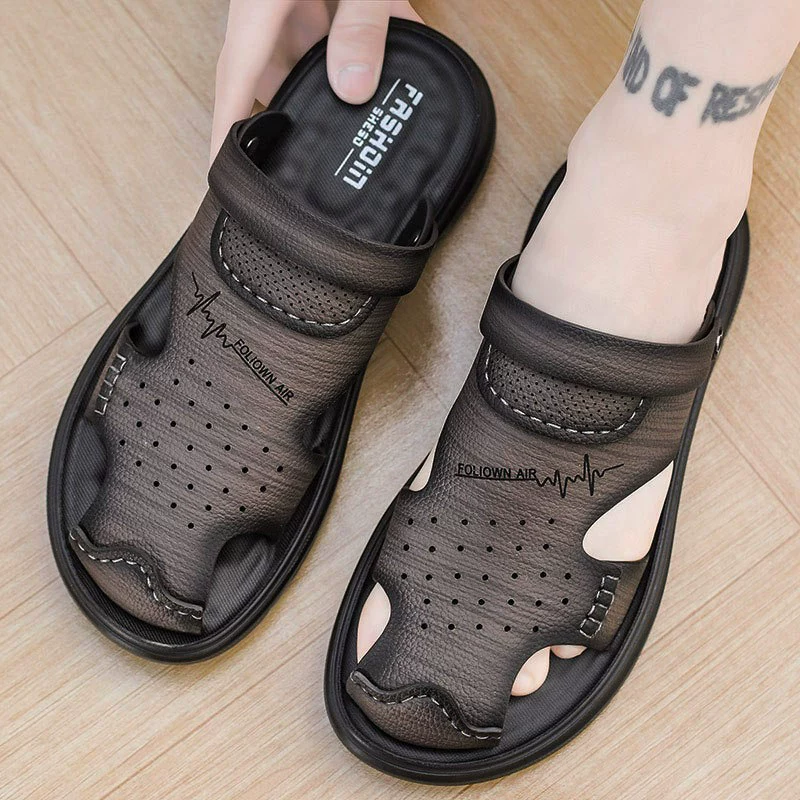 Мужские сандалии лето 2025 новый стиль вождения