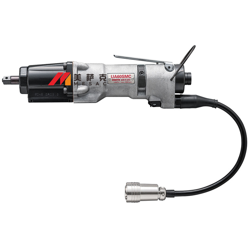 日本URYU瓜生UA60SMC气动油压脉冲扳手直型定扭扳手 风动控扭扳手