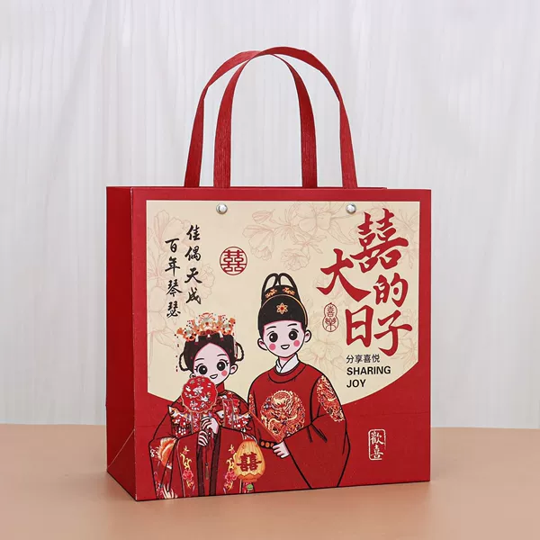 Matte linen bag, 23×10.5×22.5cm