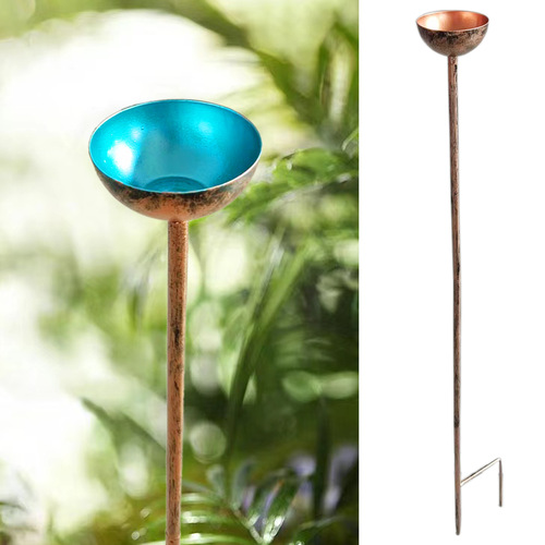 Retro outdoor bird feeder waterer for bees, garden courtyard small cup decoration