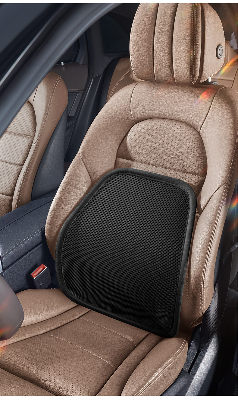 Car Hair Dryer Waist Support Summer Ventilation Driver Cushion Office Waist Support Backrest Cushion Support Waist Support Artifact