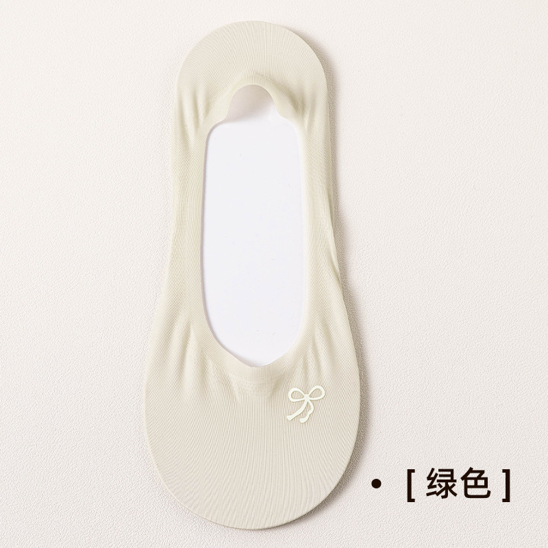 女性用ボートソックス、浅い口の見えないソックス、脱落しない、純綿底、消臭、抗菌、バタフライボートソックス、夏用滑り止め女の子ソックス|undefined