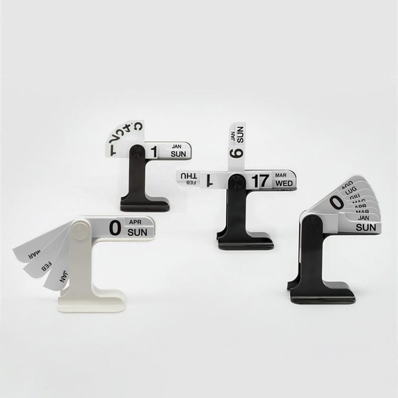 Nordic ins diseño Flip Calendario de escritorio calendario creativo simple moderna sala de estar pequeños adornos papelería de oficina