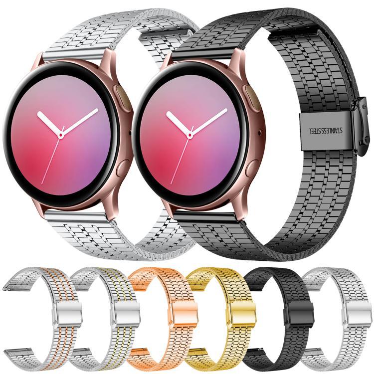 xDfind siete perlas pulseras de acero inoxidable 20mm 22mm tamaño universal correa de metal comercial