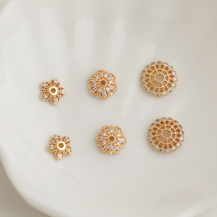 14K����ɫ�ʯ�U�ՈA�λ��� ���~�������л�ñ���� diy�Ʒ���