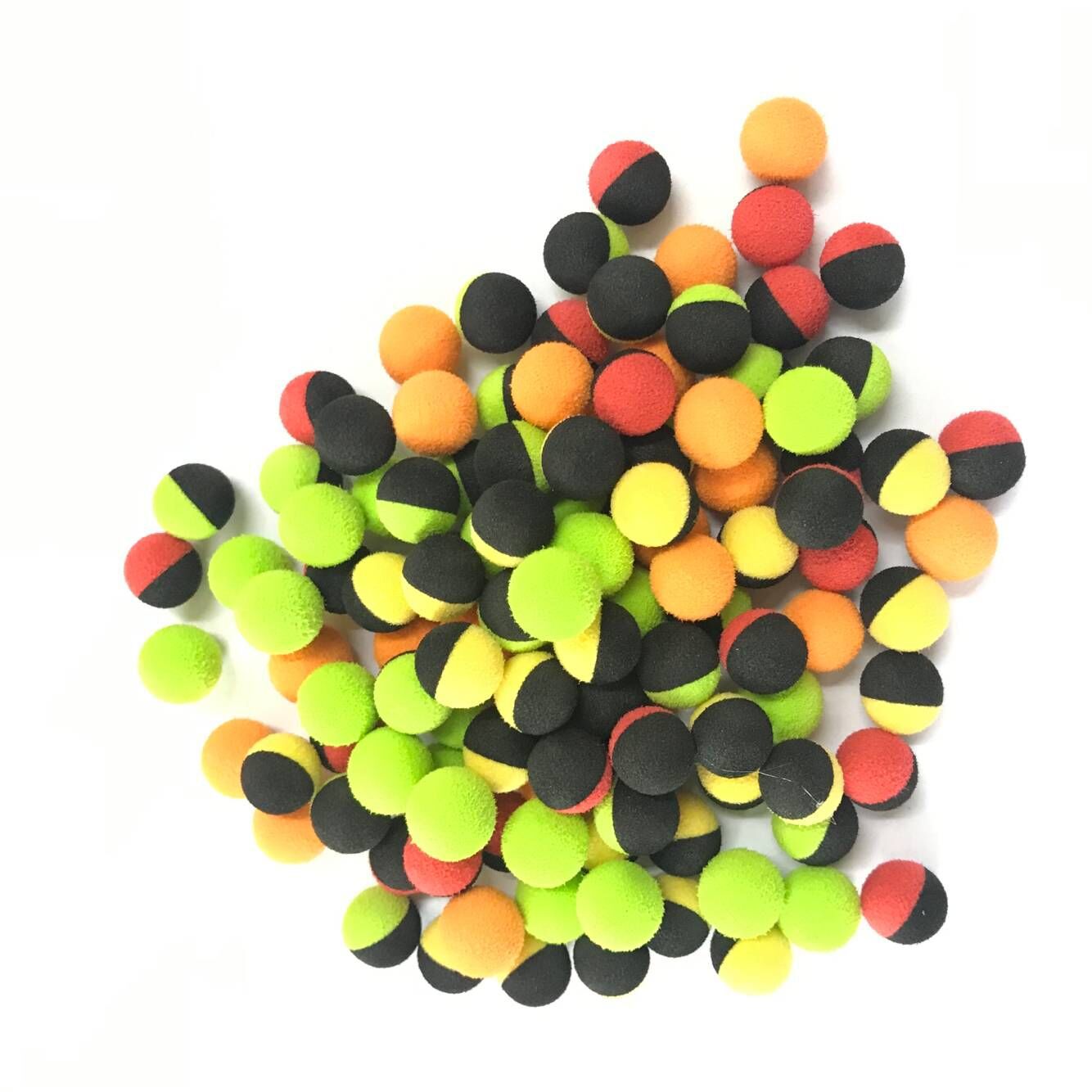 Factory direct stock of EVA small rainbow balls, practice balls, EVA colored foam balls, bouncy balls, and single-color balls for wholesale.