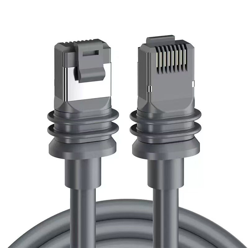 Cat5 Outdoor Waterproof Network Cable Ip68 Gold-Plated Rj45 Oxygen-Free Copper Shielded Cable Gen3 Satellite Network Cable