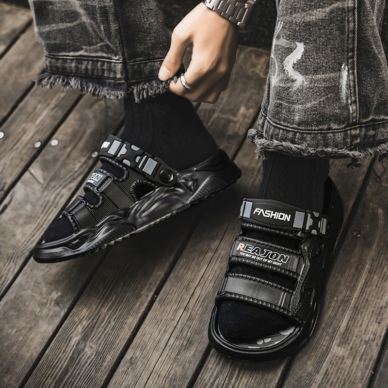 Sandalias transfronterizas para hombres Sandalias de playa de ocio antideslizantes para exteriores de verano