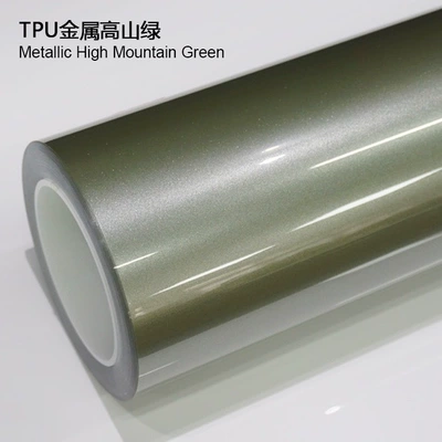 Car Wrap Car Protective Film — Auto Color Change Film - tpu-metallic-alpine-green-1524mx15m