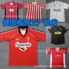 Retro Vintage Rayo Vallecano 7 Oviedo Celta Vigo Murcia Athletic Bilbao Sporting Gijon de la Iglesia Short Sleeve