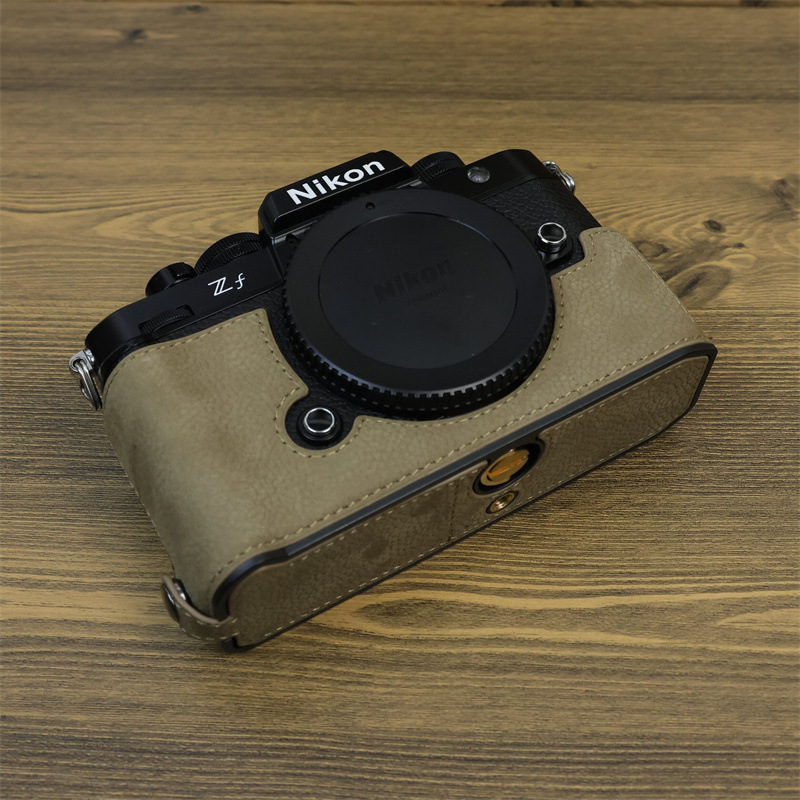 Compatible with Nikon ZF retro genuine leather camera bag, ZF protective case, ZF grip half set, base, and shell.