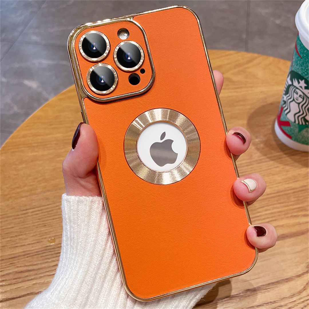 Funda para teléfono de cuero galvanizado Imagen 10