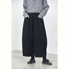 【三与二出】脚口装饰袋结构设计分割洗水日系宽松工装裤58961#