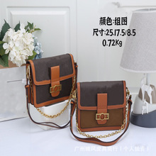批发外贸热卖达夫尼流行经典女包斜跨单肩女包潮牌轻奢时尚百搭微