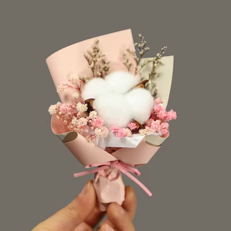 코튼 핑크 스타 미니