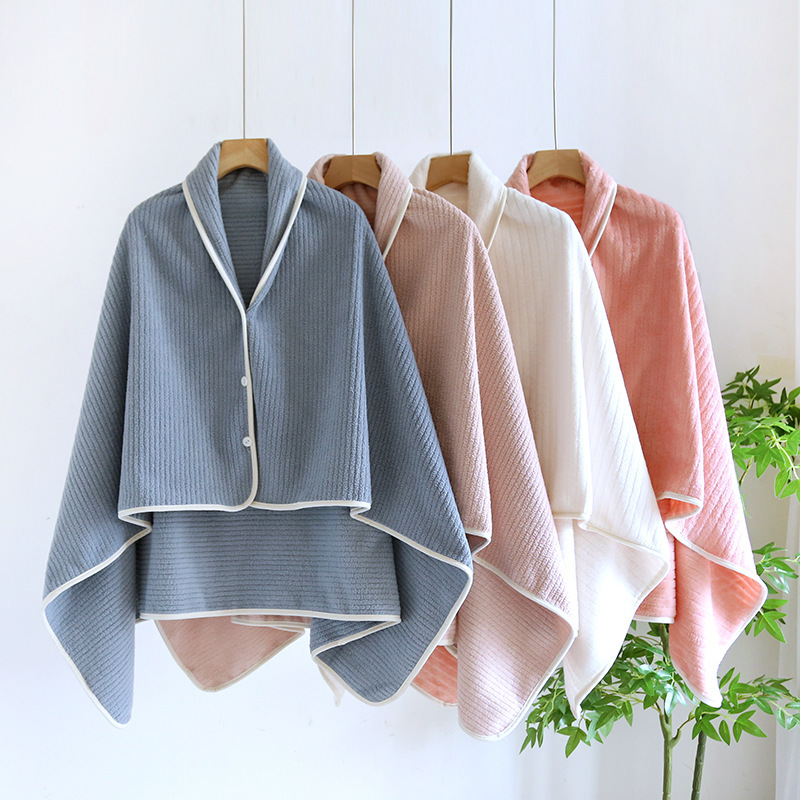 Yuezi shawl cloak autumn and winter flannel pregnant women nursing warm maternity summer air conditioning house postpartum shoulder protection cold Yuezi shawl cloak autumn and winter flannel pregnant women nursing warm maternity summer air conditioning house postpartum shoulder protection cold